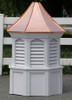 Byron Arched Octagon Louvered Cupola
