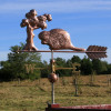 Beaver and Tree Weathervane