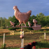 Hen and Chicks Weathervane