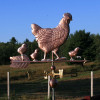 Hen and Chicks Weathervane