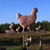 Hen and Chicks Weathervane