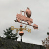 Pickup Truck with Apple Weathervane