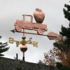 Pickup Truck with Apple Weathervane