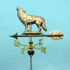 Copper Wolf Weathervane