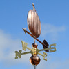 Handmade Copper Pumpkin Weathervane