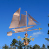 Skip Jack Sailboat Weathervane