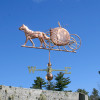 Horse and Pumpkin Carriage Weathervane