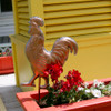 Rooster Garden Stake