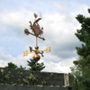 Crab Smoking a Cigarette and Drinking a Martini Weathervane