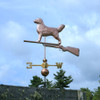 Golden Retriever on Shotgun Weathervane
