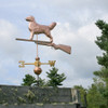 Golden Retriever on Shotgun Weathervane