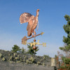 Handcrafted Copper Grand Turkey Weather vane