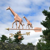Giraffe with Baby Weathervane