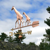 Giraffe with Baby Weathervane