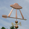 Alien Spaceship Weathervane