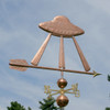 Alien Spaceship Weathervane
