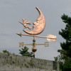 Moon and Witch Weathervane Home Decor