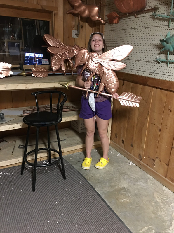 Weathervane Shop Open