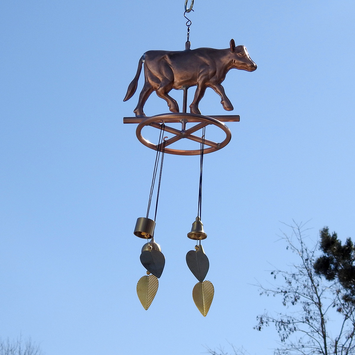 Cow Wind Chimes - Made in USA