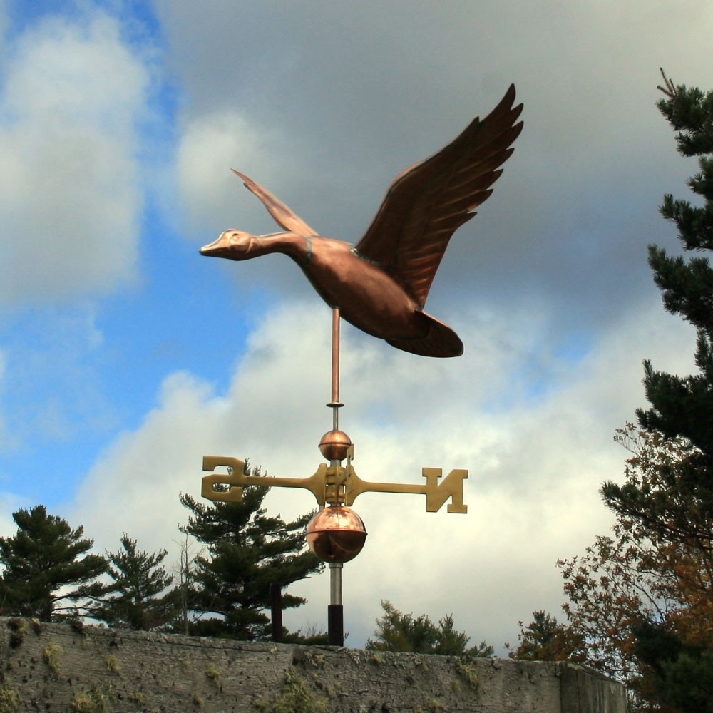 Copper Goose Weathervane Made in USA - Main Image