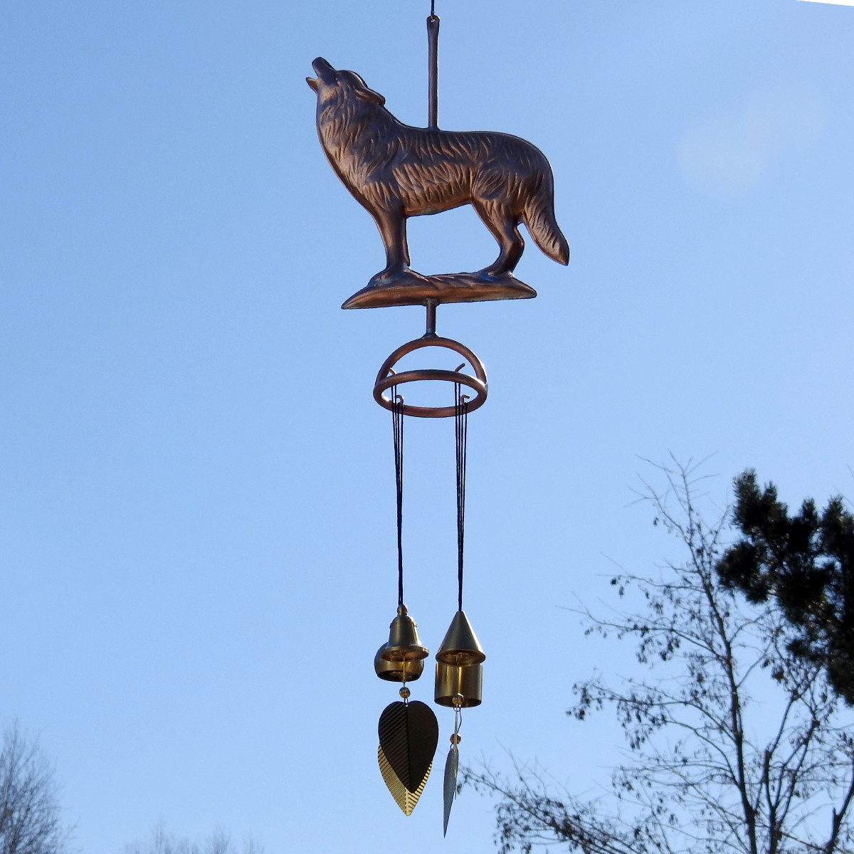Wolf Wind Chimes - Made in USA