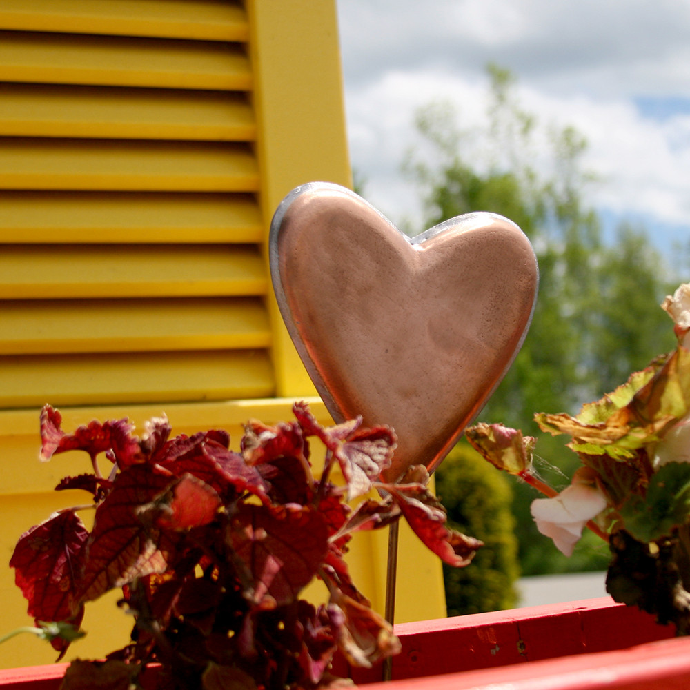 Weathervane Factory Heart Garden Stake