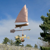 Catboat Weathervane