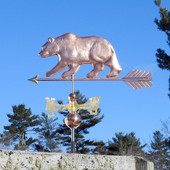 Copper Bear Weathervane