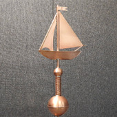 Sailboat Finial for Cupola - Made in USA