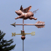 Small Flying Pig Weathervane