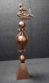 Mermaid Colonial Finial with Skirt