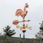 simple rooster weathervane