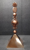 Pineapple Colonial Finial with Large Skirt