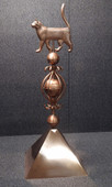 Cat Finial with Large Skirt - Roof Finial for Turret