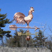 Triple Tail Rooster Weathervane
