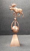 Moose Sphere Finial with Skirt