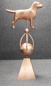 Labrador Sphere Finial with Skirt