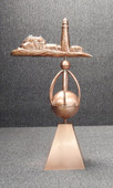 Lighthouse Sphere Finial with Skirt