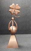 Four Leaf Clover Sphere Finial with Skirt