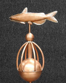 Catfish Sphere Finial for Cupola