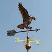 Handmade Copper Eagle Weathervane