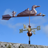 Loon and Chicks Weathervane