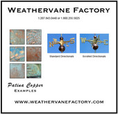 Pelican Weathervane patina