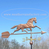 Large Running Horse Weathervane