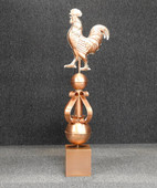 Rooster Fence Post Cap