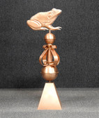 Victorian Frog Finial with Skirt - Roof Finial - Turret Finial - Made in USA