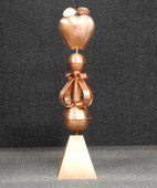 Victorian Apple Finial with Skirt