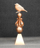 Victorian Warbler Finial with Skirt