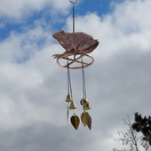 Copper Frog Wind Chimes