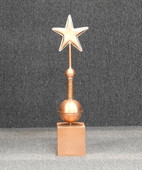 Star Fence Post Cap - Made in USA